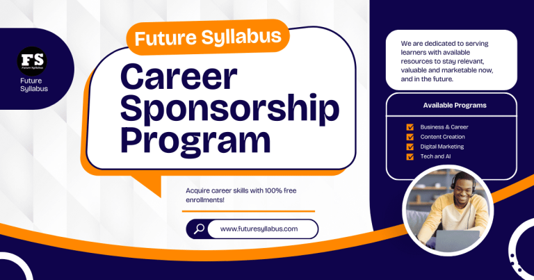 Future Syllabus Career Sponsorship Program