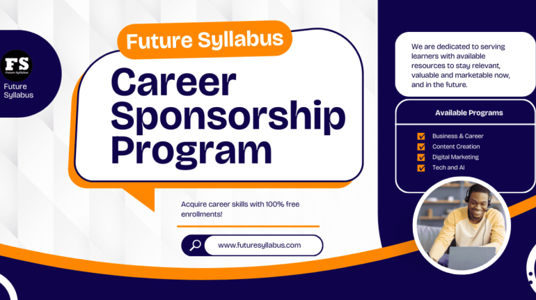 Future Syllabus Career Sponsorship Program