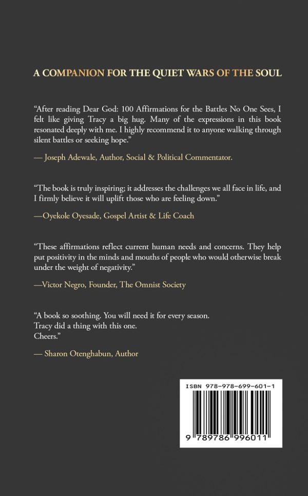 Dear God by Tracy Dominic