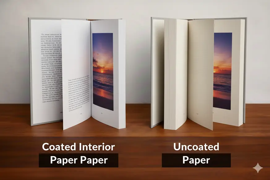 Coated and Uncoated interior